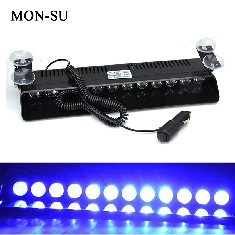 MON SU 1 комплект 12LED стробоскоп светильник аварийный пожарный полицейский Маяк