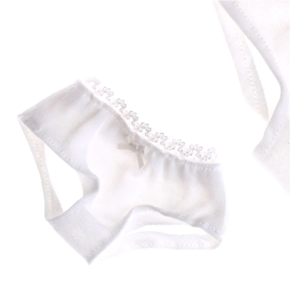 

For 1/3 1/4 1/6 Solid Doll Pure White Underwear Briefs for BJD SD Dollfie Dolls Clothes S/M/L Size