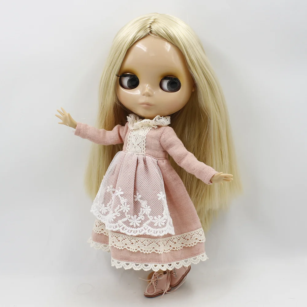 Ледяной DBS Blyth кукла блонд прямые волосы загар кожи тела 30 см 1/6 bjd игрушка | Игрушки