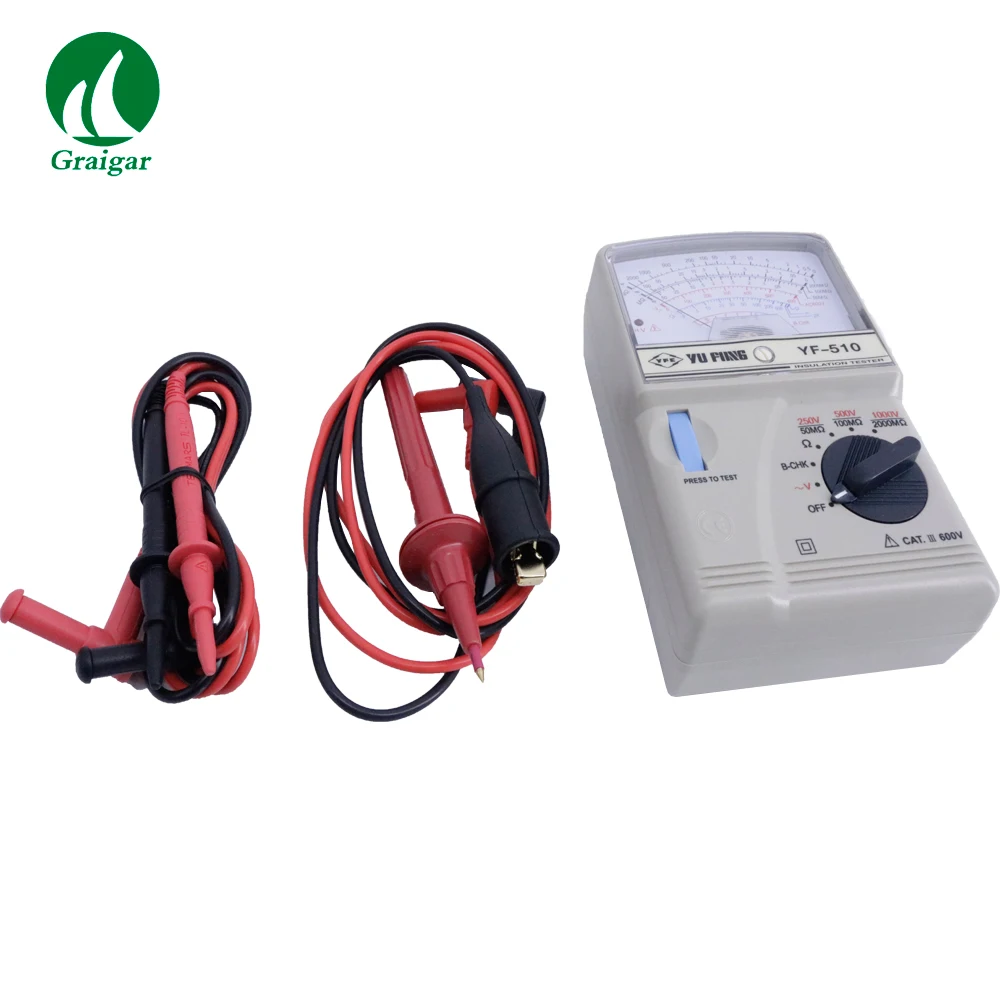 

YF-510 Pointer Type High Resistance Meter Insulation Tester