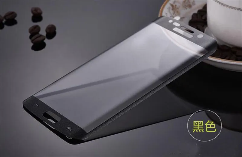 Спереди полное покрытие экрана протектор для Samsung Galaxy S7edge Full Cover края Закаленное