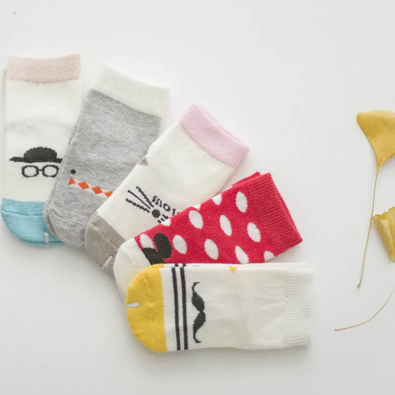 Лидер продаж детские носки 2017 весенние для младенцев с рисунком бороды Детские