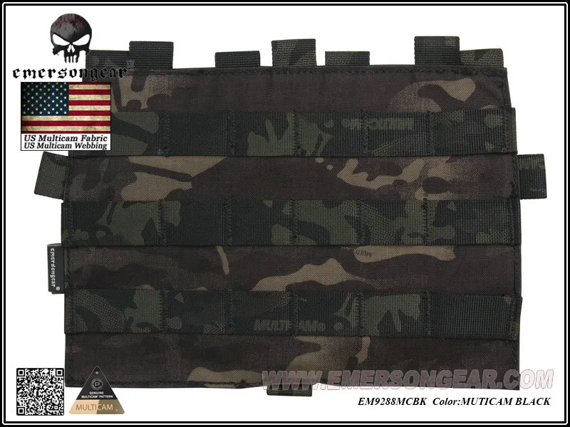 

EmersonGear MOLLE Panel For:AVS JPC2.0 VEST Combat Vest EM9288 Multicam Black