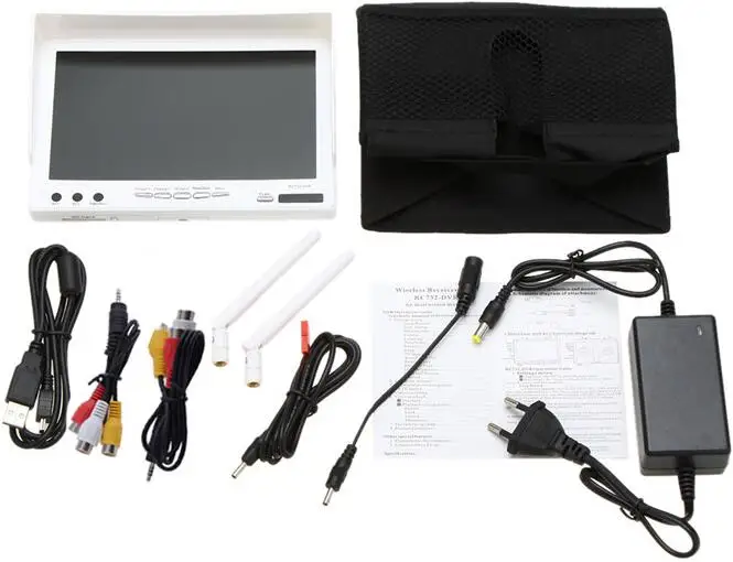 Высокое качество RC732 DVR все в одном 7in 800*480 HD LCD FPV монитор Встроенный аккумулятор и