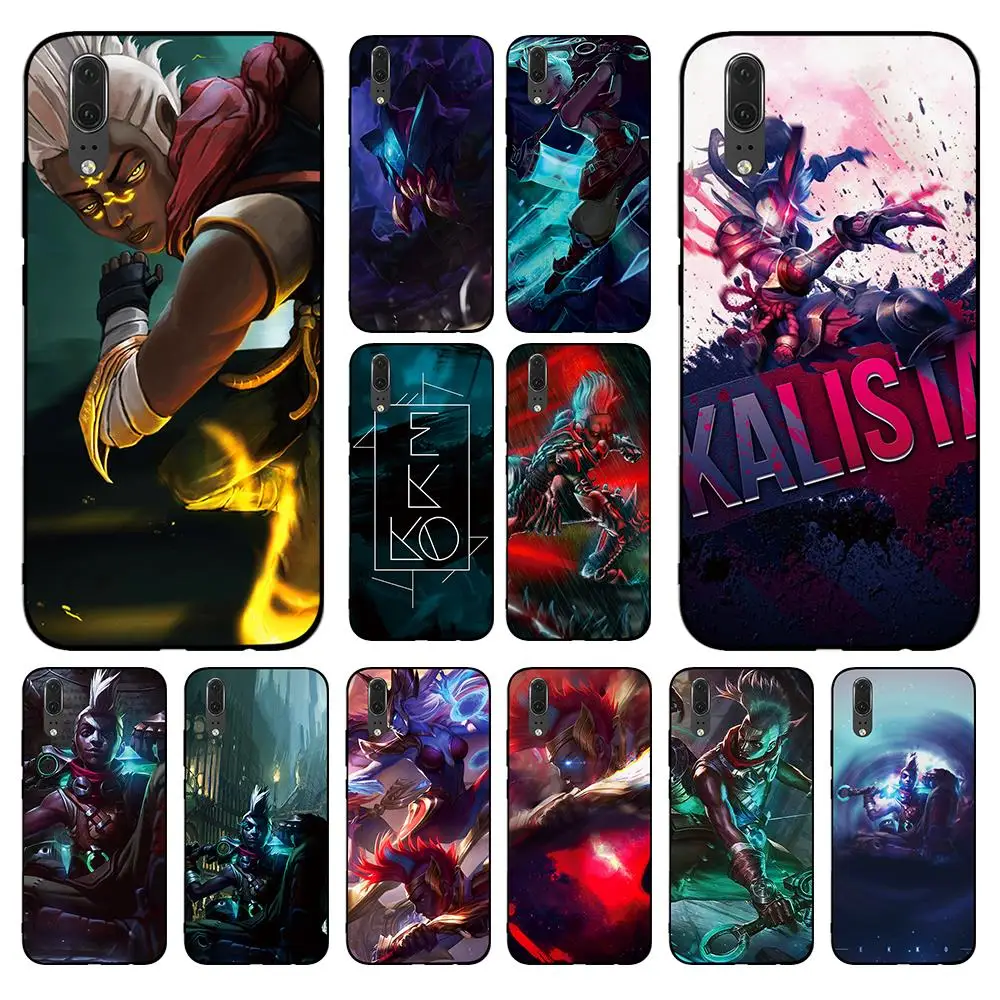Мягкий чехол League of Legends EKKO для Huawei Y6 Y7 Y9 Prime 2017 2018 2019 Nova 2i 3 4 3i Lite Mate 10 20 Pro