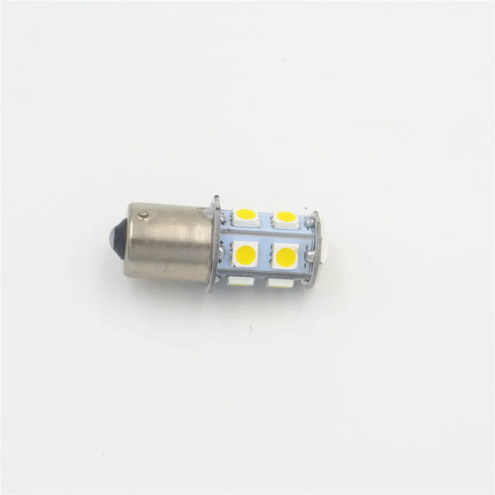 Голубой почвы BAY 4X Теплый Белый 1156 BA15S P21W 13-SMD RV Кемпер трейлер СВЕТОДИОДНЫЙ интерьерные лампочки 1141 12 V 24 V