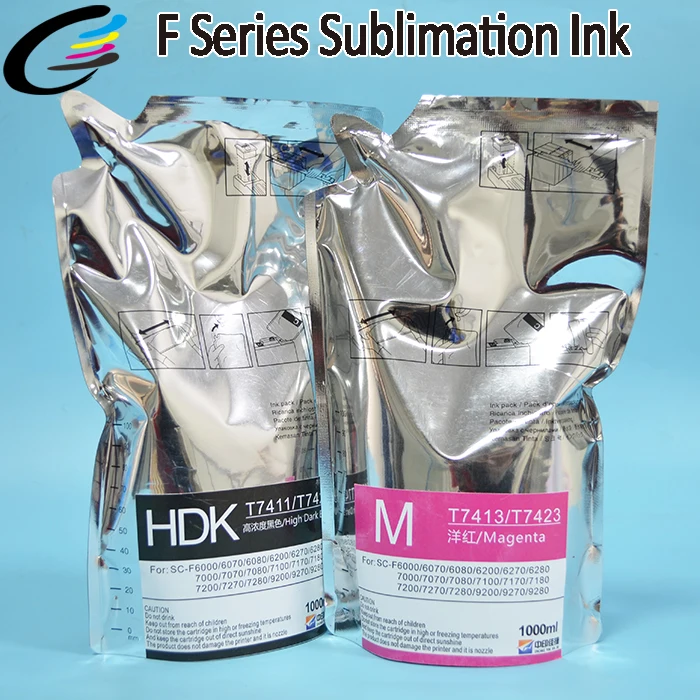 

Digital Heat Transfer Sublimation Ink for Epson SureColor F6200 F7200 F9200 Printer