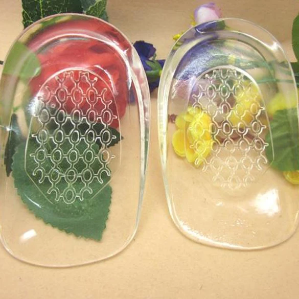 Силиконовые пяточные стельки силикагелевые вставки под пятку от пяточной боли