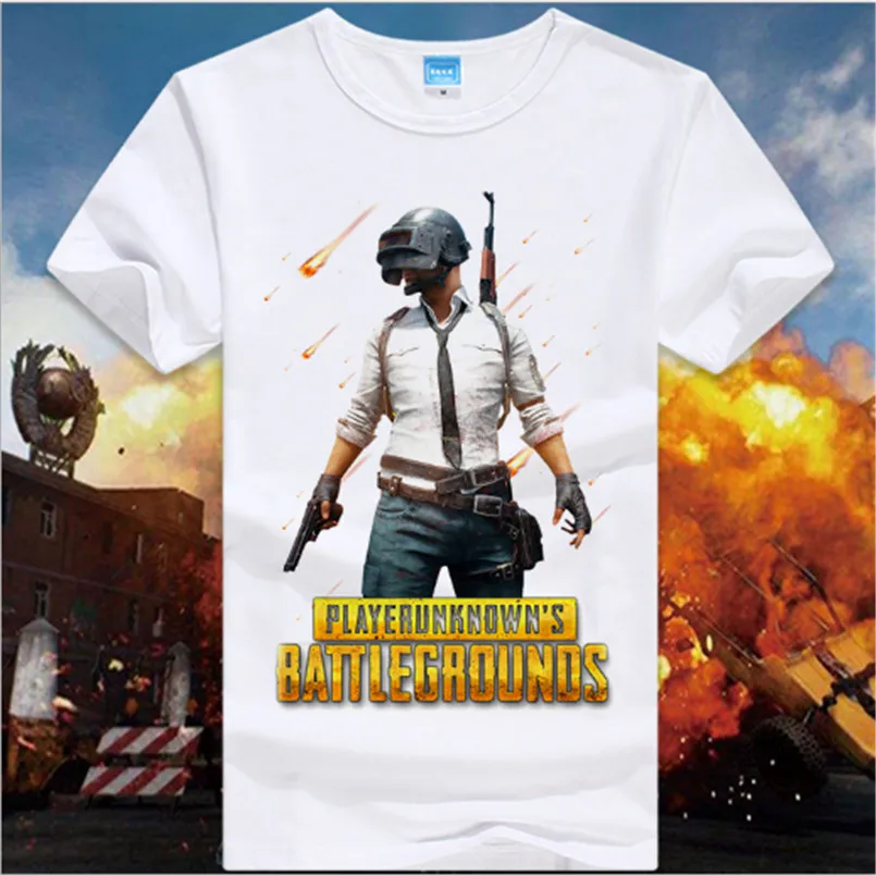 PUBG/игрок UNKNOWN'S BATTLEGROUNDS футболка подарок для фанатов игры мальчик друг подарок короткий рукав PUBG футболка S Горячая игра