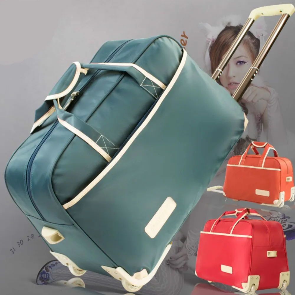 New Fashion Women Trolley Luggage Rolling Suitcase Brand Casual Thickening Rolling Case Travel Bag on Wheels Luggage Suitcase