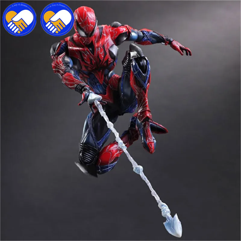 PLAY ARTS 27 см Marvels X-men Дэдпул 26 PA экшн фигурка Супергерои дэдпулы и паук мужчины