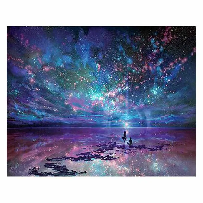 

Full Square Diamond 5D DIY Diamond Painting "Fantasy Star Ocean" Embroidery Cross Stitch Rhinestone Mosaic Painting Decor Gift