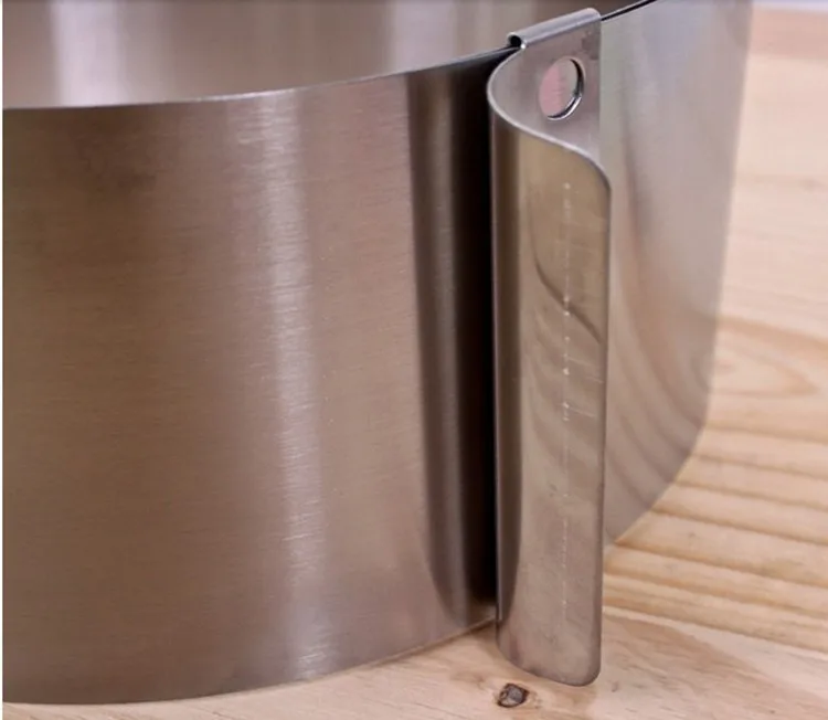 3D DIY 6 &quot-12&quot Нержавеющая сталь 2 ручки Мусса кольцо Регулируемая Многослойная