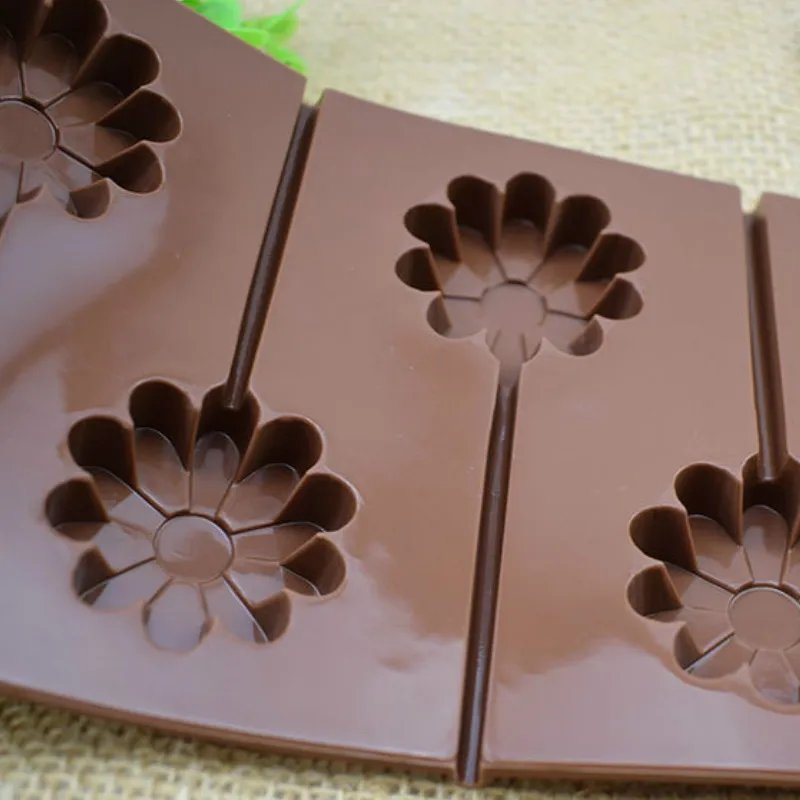 Форма для леденцов 5 цветов форма из силикагеля шоколадных тортов выпечки