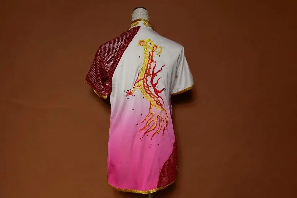Wushu taichi одежда тайцзи changquan Униформа боевые искусства соревнования вышитые
