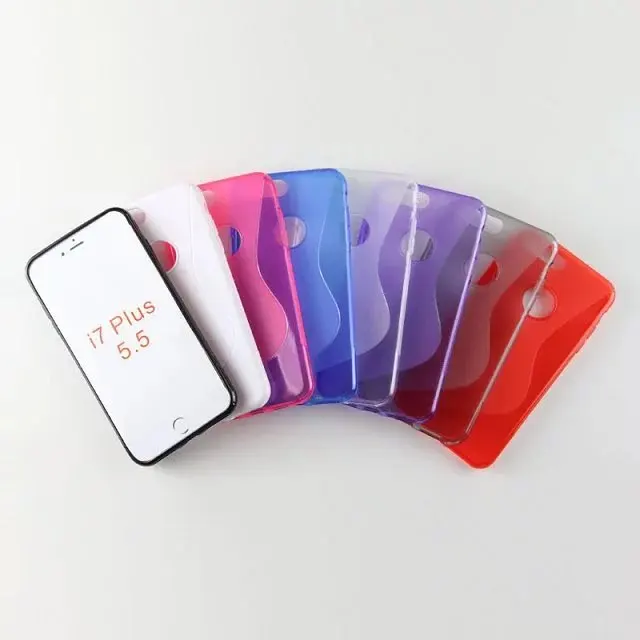 

100pcs/lot luxury Sline S line TPU Case for iPhone7 plus