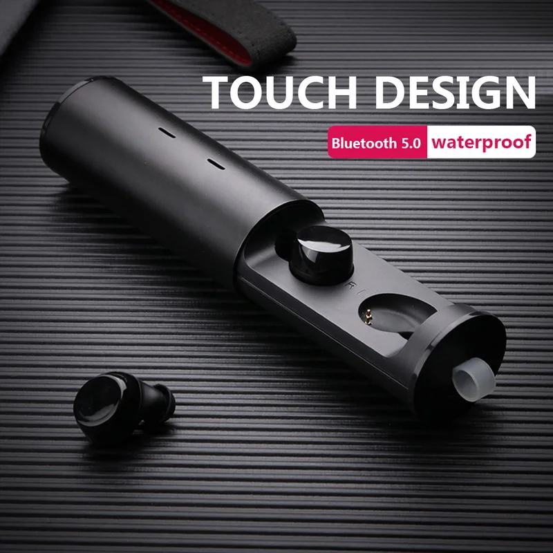 Touch Mini True Wireless Bluetooth наушники 5 0 Стереонаушники Twins Водонепроницаемая гарнитура