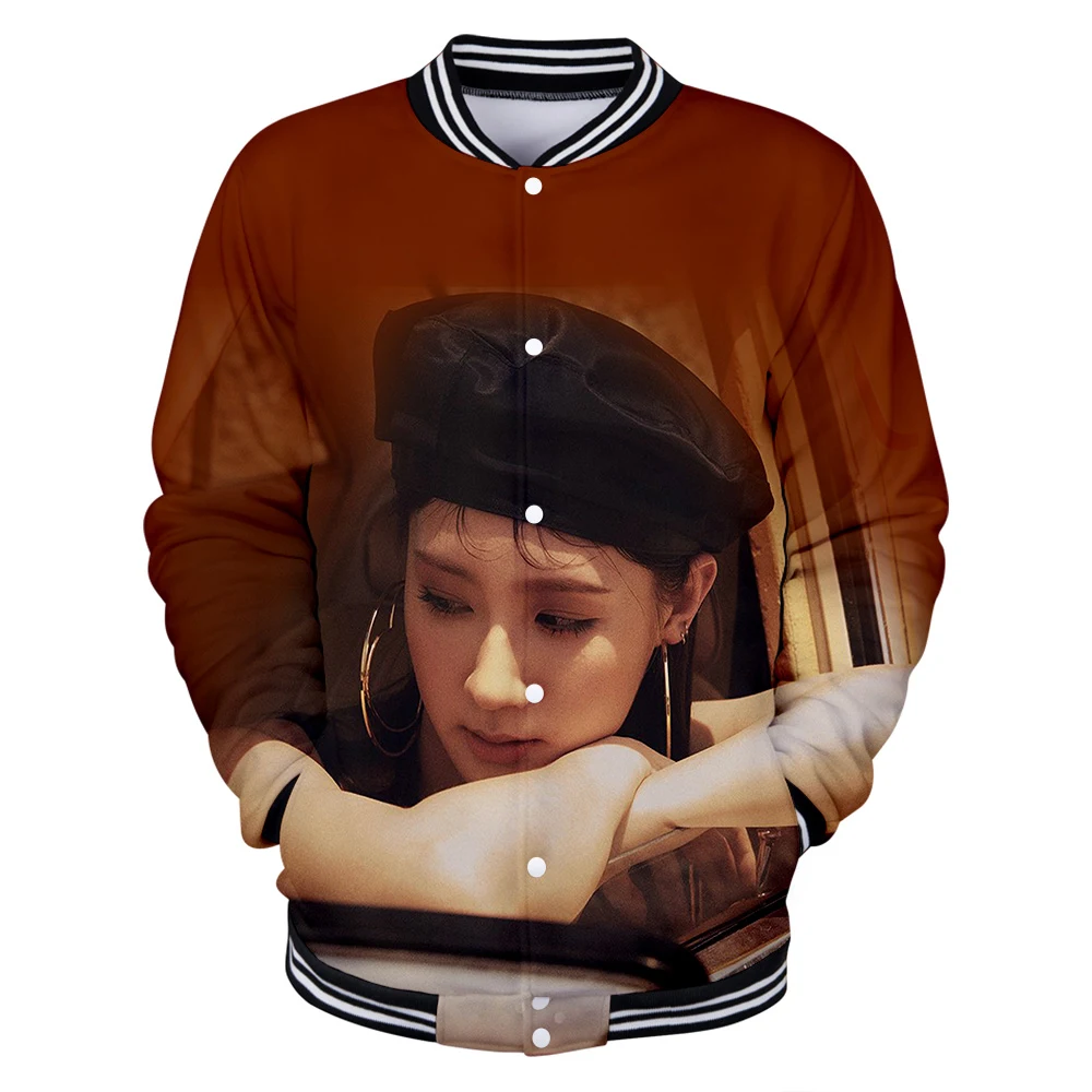 (G)I-DLE 3D Printed Women/Men Baseball Jackets Long Sleeve Jacket 2019 Hot Sale Casual Cool Streetwear Clothes plus size 4xl | Женская