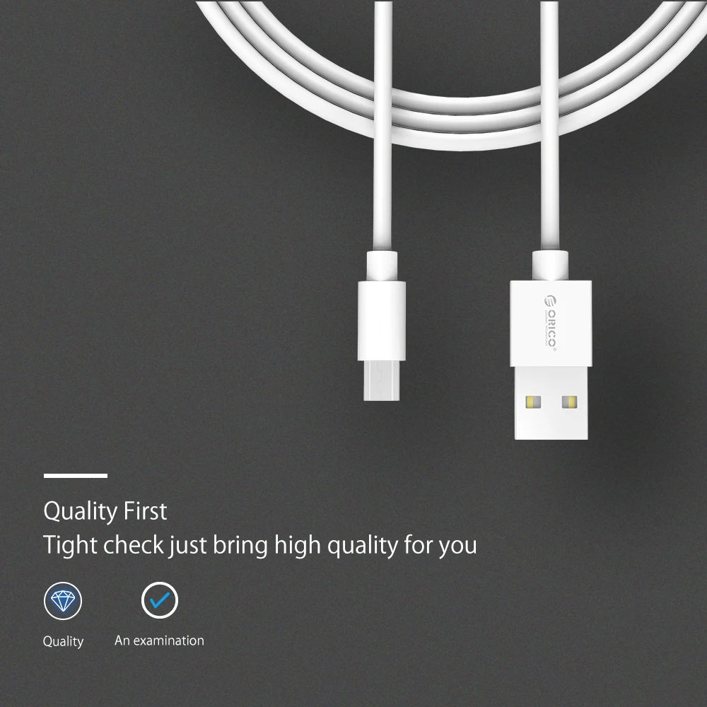 ORICO USB кабель ADC Micro USB 2,0 быстрая синхронизация данных Кабель зарядного устройства для samsung Galaxy Xiaomi HuaWei htc LG USB ЗУ для мобильного телефона