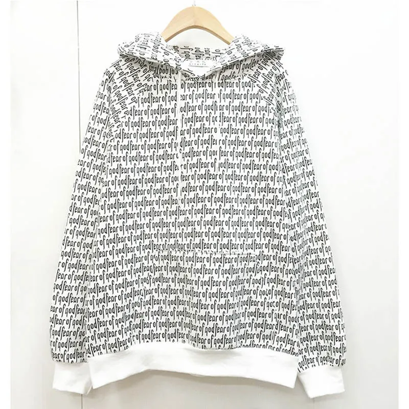 Kpop Exo Luhan толстовки с капюшоном Harajuku Lovers пара белый 3D письмо печатных Толстовка High Street Хип Хоп пуловер WXC - Цвет: White Hoodies