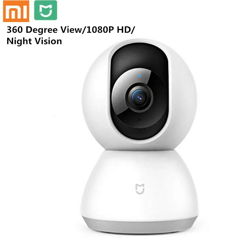 Оригинальный Xiaomi Mijia ip камера Колыбель голова 1080P HD 360 градусов вид ночного