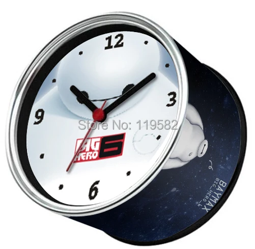 Бесплатная доставка Big Hero 6 часы Baymax Time цифровые в банке Подарочные настольные PULSO
