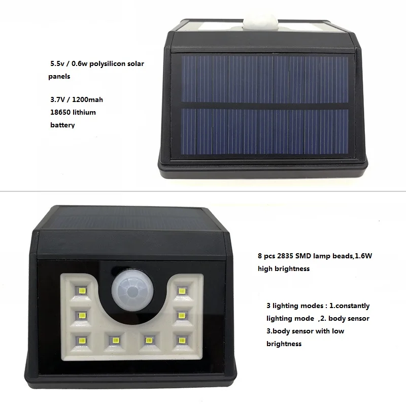 TAMPROAD солнечный датчик движения крыльцо свет настенный светильник Наружное