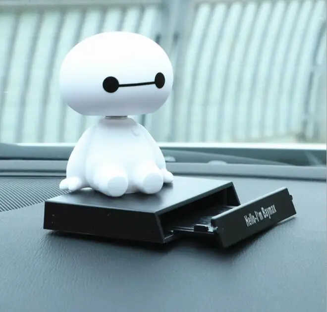 Мультфильм Пластиковый робот Baymax неваляшка фигура украшения авто Интерьер