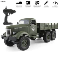 jjrc q60 jjrc q61 116 rc truck 2 4g 6wd 4wd rc off road crawler military truck army car children gift kids toy for boys rtr