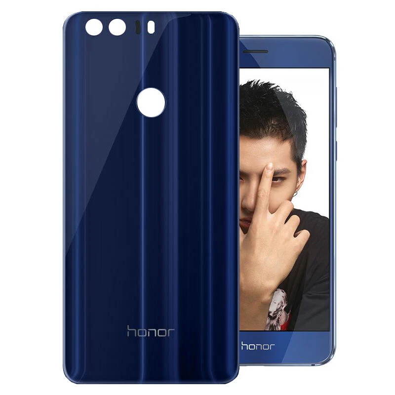 Оригинальный стеклянный задний корпус для huawei Honor 8 задняя крышка чехол | Корпусы и рамки для мобильных телефонов -32846237786
