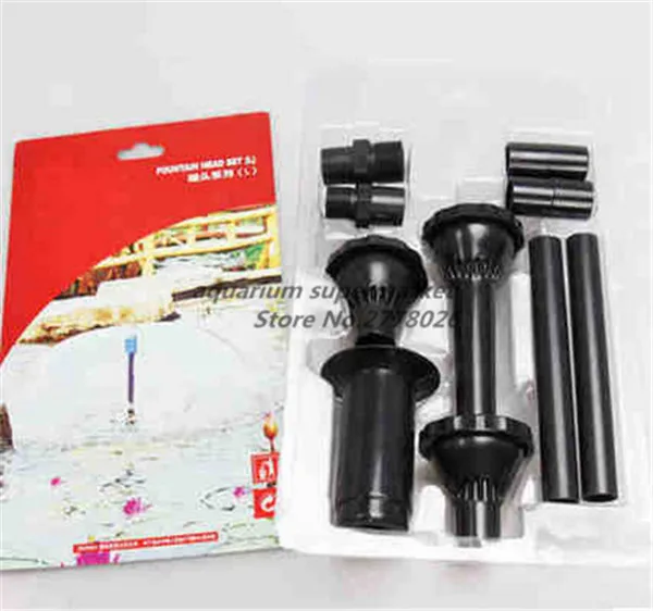 

HONGYI 1 piece multifunction miniature kit water pump nozzle spray heads for aquarium fish tank landscape S L size