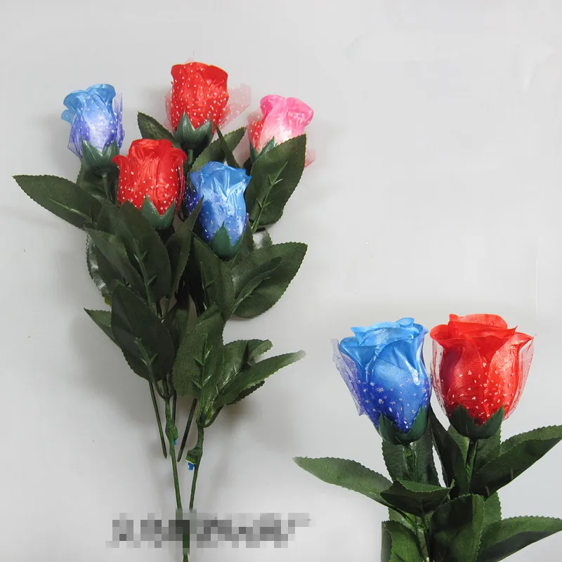 50 шт. новейшие искусственные игрушечные цветы для влюбленных 3 цвета