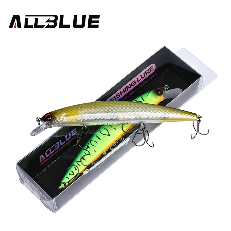 Рыболовная приманка ALLBLUE JERKBAIT CHANCE 130SP 130 мм 20 г вольфрамовый Воблер для ловли щуки