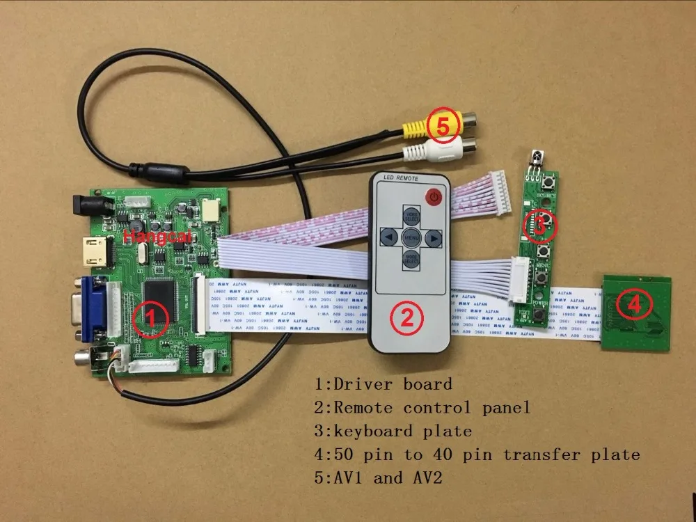 Hsd080ifw1 New 8 Inch lcd screen 40 pin 1024*600 and Dirver Board HDMI+VGA+2AV Reversing Android(phone) windows | Компьютеры и офис