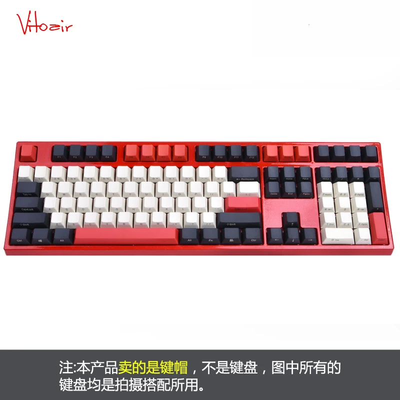 Верхняя/боковая печать клавиш pbt для механической клавиатуры 108 iso полный