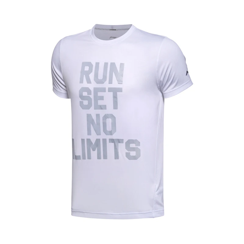 Li-Ning Men's Jogger Running T-Shirts ATDRY Polyester Breathable LiNing Culture Short Tee AHSM167 MTS2477 | Спорт и развлечения