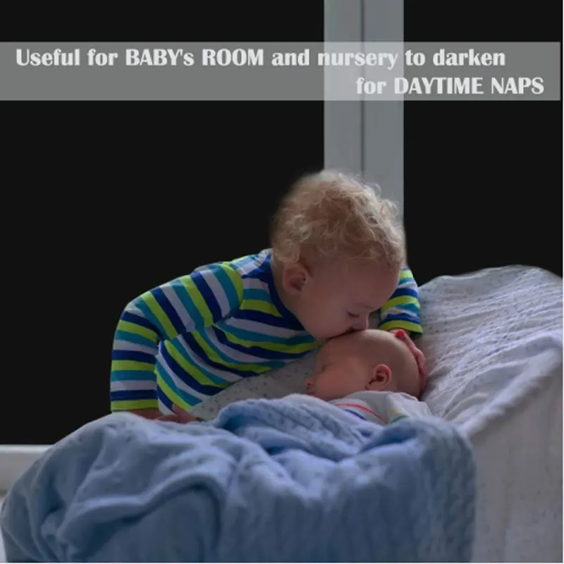 Анти УФ Декоративная пленка для окна конфиденциальности 100% черная статическая