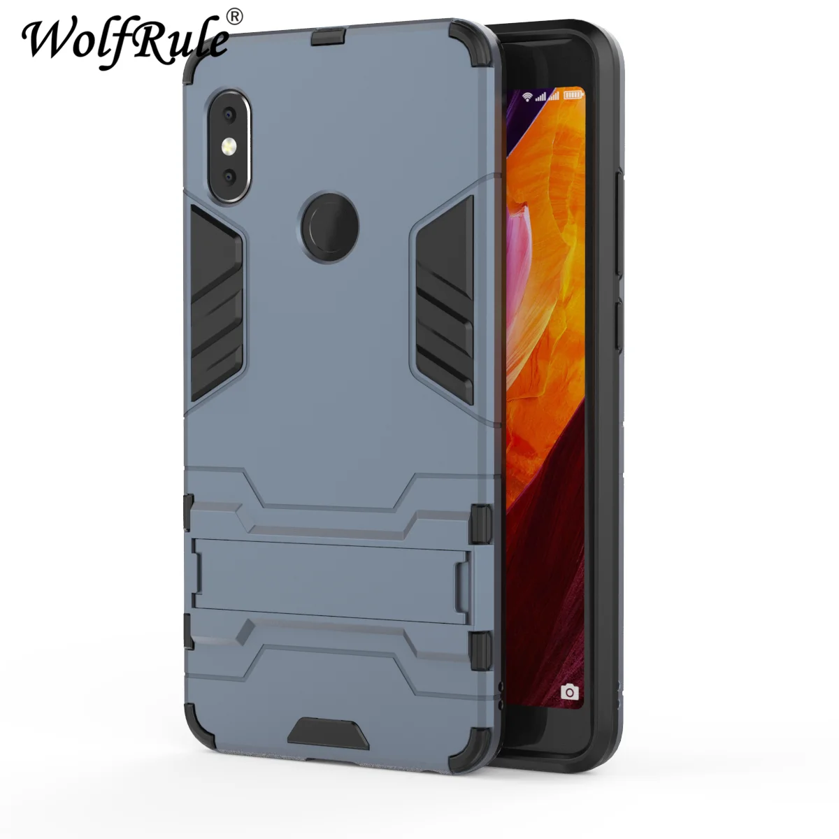 Чехол для Xiaomi Redmi Note 5 Global силиконовая жесткая задняя крышка из поликарбоната