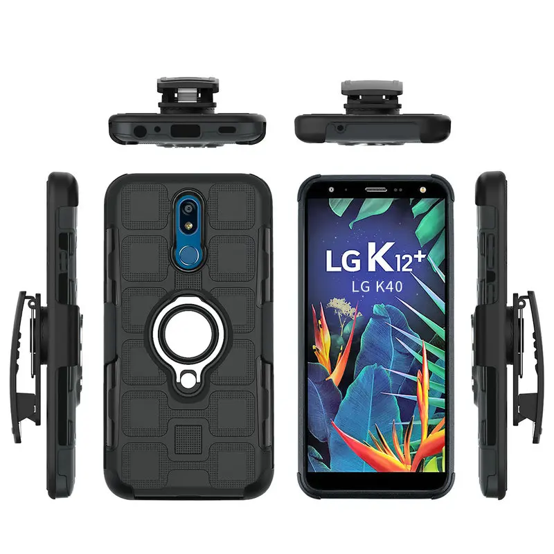 Держатель для ремня металлическое кольцо LG K40 чехол X4 2019 магнитный держатель