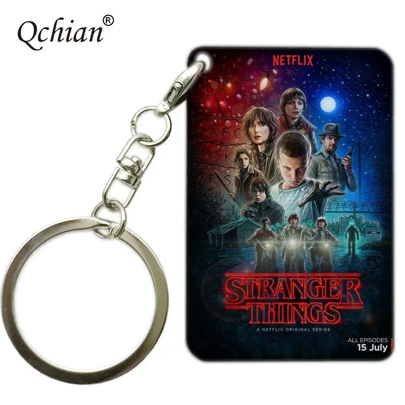 Брелок для ключей с персонажами фильма очень странные дела|keychain for men|keychain keysmovie