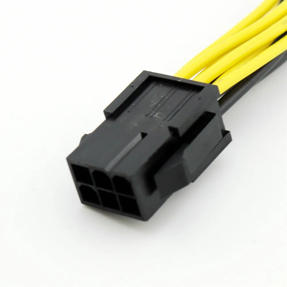 10x PCI-E 6 Pin to Dual 6+2 8 Express Power Adapter Y Splitter Connector Cable by MinerParts 20cm | Компьютеры и офис