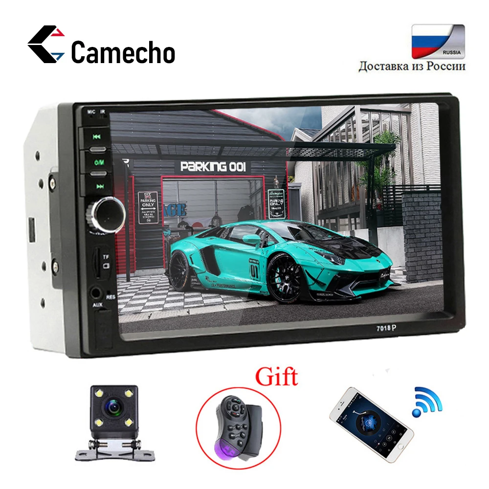 Camecho Авторадио 2 Din универсальные модели автомобилей 7 ''ЖК сенсорный экран