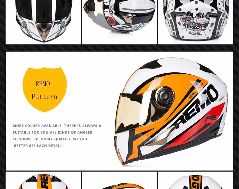 BEON moto rcycle Полный лицевой шлем moto rbike racing ECE Сертификация шлемы для мужчин и женщин casco moto шлем B500 шлем