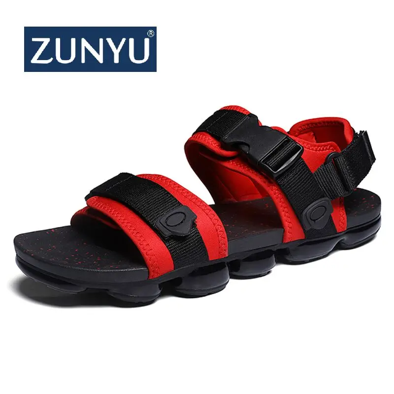 ZUNYU новые летние мужские сандалии с воздушной подушкой пляжные мягкие