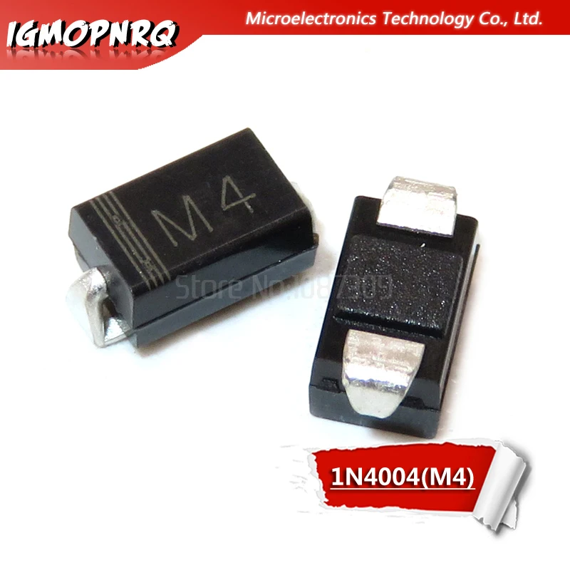 100 шт. 1N4001 M1 1N4004 M4 1N4007 M7 FR107 RS1M FR207 RS2M HER108 US1M SF18 ES1J SF14 ES1D|Диоды| |