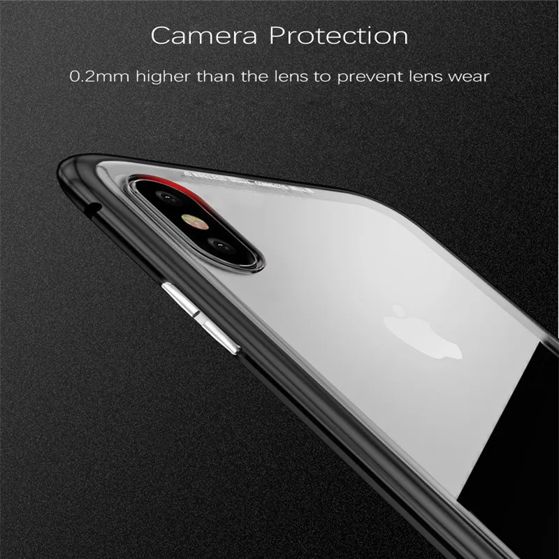 Олаф ультра Магнитный адсорбции чехол для iPhone XS Max роскошный Магнит Стекло X 10 XR