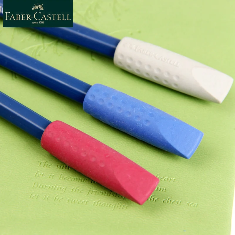 

Faber-Castell Cute Eraser Pen Cap 3Pcs/Set Multi-function Rubber Pen Cap Stationery Eraser Pencil Extender Pencil Rubber 1870