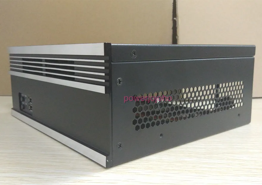 Мини ITX чехол для компьютера HTPC PC ЧПУ промышленное оборудование управления шасси алюминиевая панель Поддержка MINI-ITX материнская плата