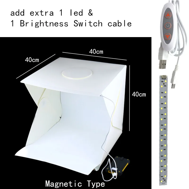 L add 1 cable 1 led 1" 25 см светодиодный светильник 360 градусов вращающийся стол с электрическим приводом для фотографии, Максимальная нагрузка 10 кг 220V 110V - Цвет: L add 1 cable 1 led