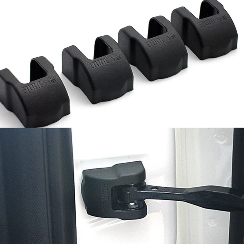 Door Stopper Cover Автомобильные аксессуары для защиты дверей крышка с защелкой Arm ограничения фиксаторы уход за кожей лица маска Пряжка корпус Защитная крышка Кепки для Volvo XC90 V40 - Цвет: Door Stopper Cover